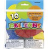 Unique Party - 54503 - Ballons Gonflables - Latex - 30 cm - Coloris Aléatoire